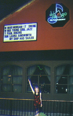 Laura headlining at Django on the Parkway